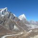 Everest Base Camp from Jiri long range of Mt. Everest