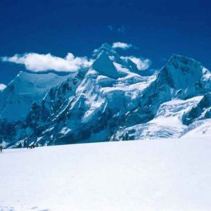 View of Everest during everest base camp trek from routes